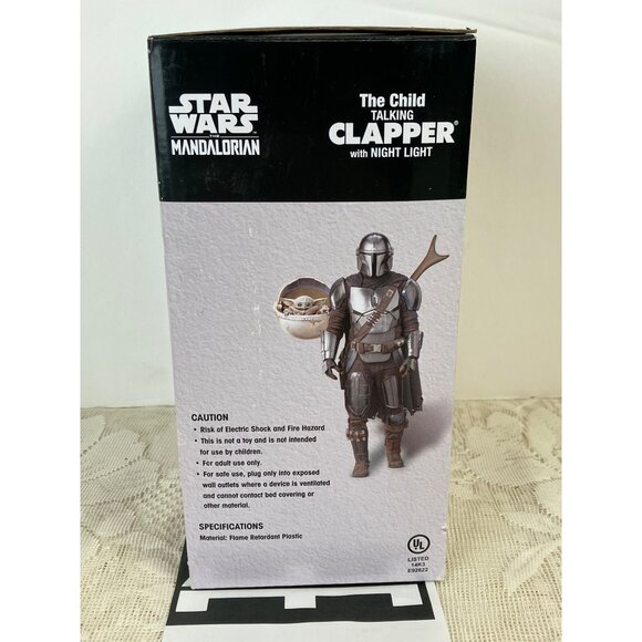 Star Wars The Mandalorian The Child Talking Clapper with Night Light Brand New - Picture 3 of 7
